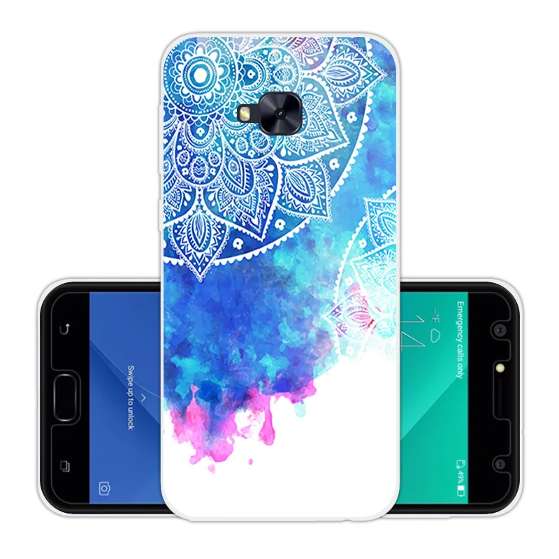 For Asus Zenfone 4 Selfie ZD553KL Silicone TPU Phone Cases DIY Luxury Fundas Transparent Soft Ultra Thin Slim Cartoon Cover |