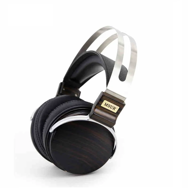 Msur N650 HiFi деревянный Металл HIFI Музыка DJ наушники гарнитура с Бериллиевого сплава