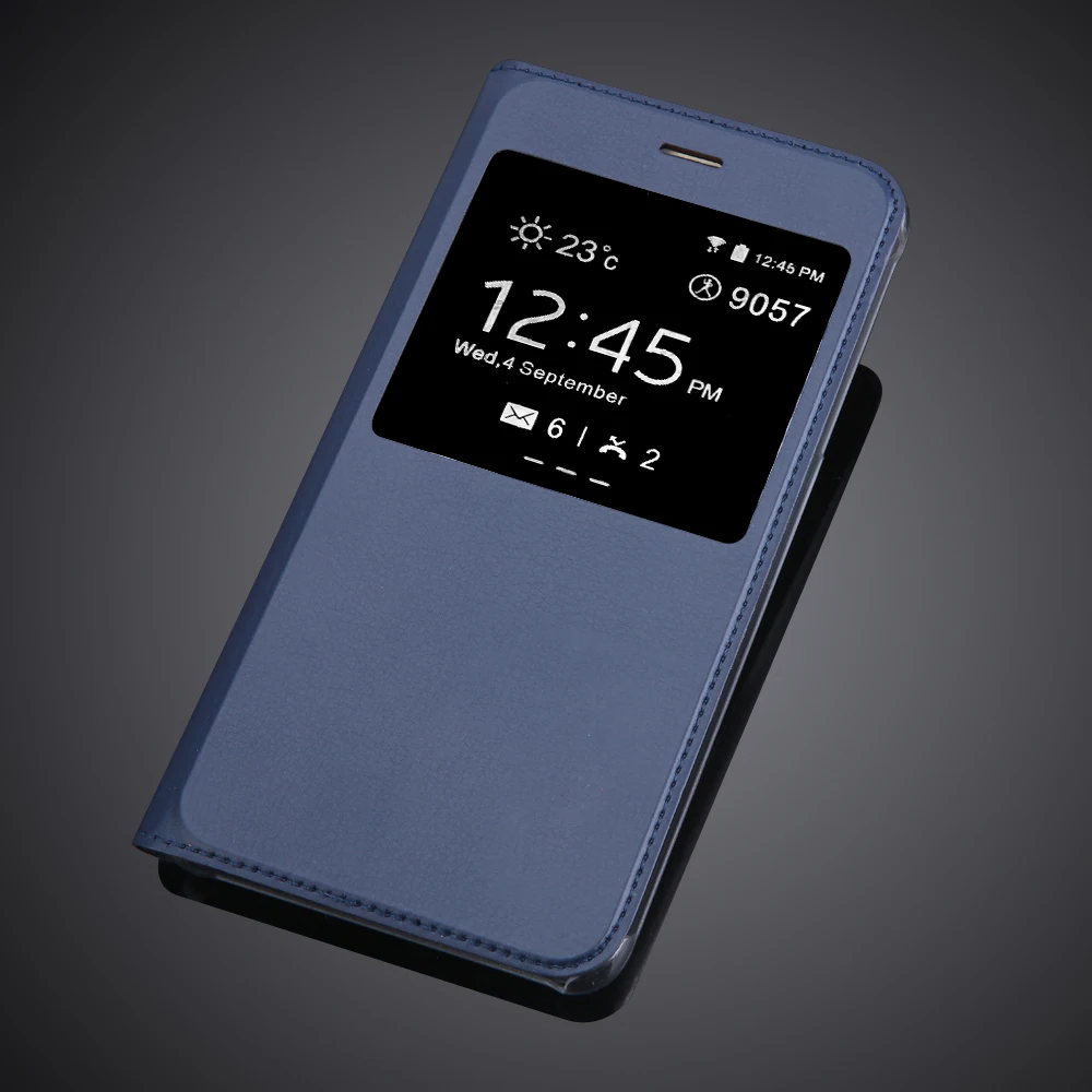 Роскошный чехол книжка из искусственной кожи с окошком для Samsung Galaxy J7max J7 Max G615F G615 5