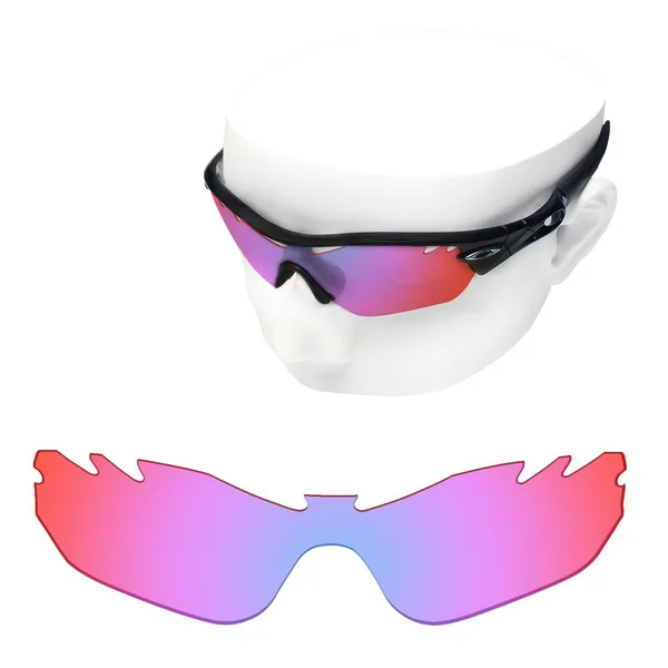 Cobalt Pink Поляризованные Сменные линзы OOWLIT для солнцезащитных очков-uvley Radar Edge Vented OO9184 - Цвет линз: Cobalt Pink