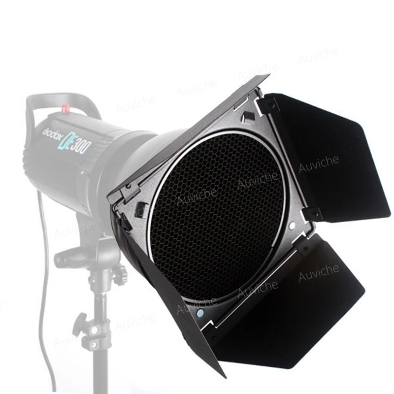 Godox bd 04 flash Barn Door Honeycomb сетки с 4 цвета гель фильтр для студии флэш Стандартный