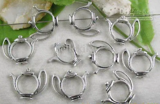 

240PCS Tibetan silver kettle bead frame A8719