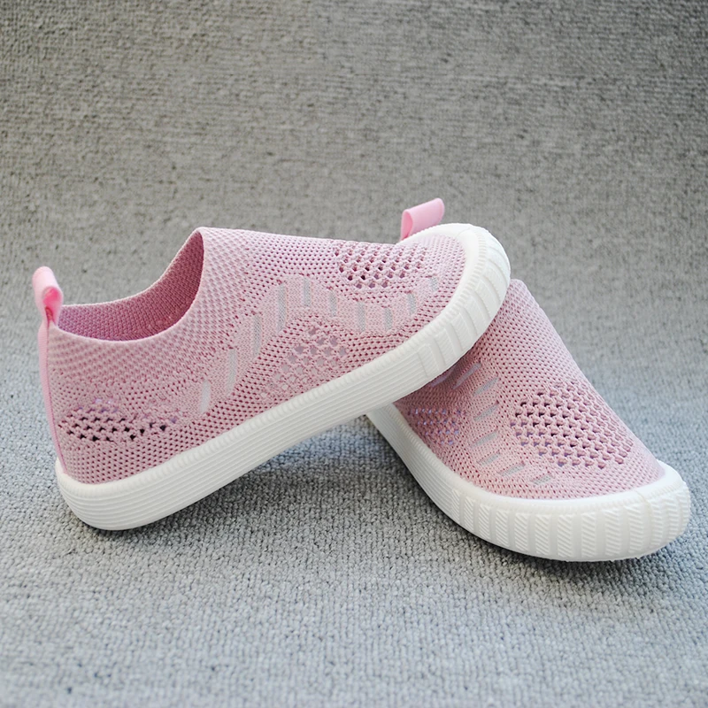 Hollow Fly Knitting Casual Shoes For Kids Boys Girls Light Weight Breathable Sneakers Cheap Footwear Children's | Детская одежда и