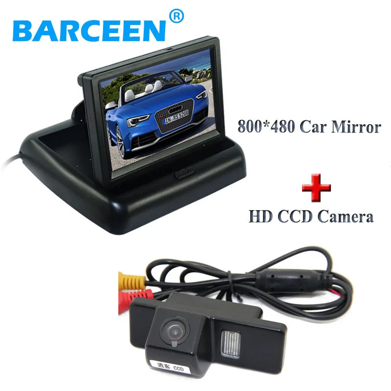 170 градусов Автомобильная резервная камера непромокаемая + 4 3 &quotАвтомобильный