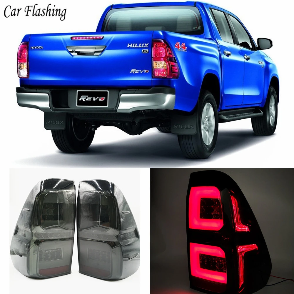 Автомобильный светодиодный фонарь светильник хвост для Toyota Hilux Revo 2015 2016 2017 2018 2019