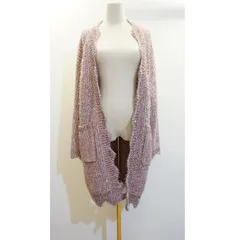 pink Cakucool женский золотистый люрекс открытый стежок Bling Sequins Midi длинный кардиган свободный корейский свитер Блестящий вязаный пальто Верхняя одежда Femme Plus - Цвет: pink
