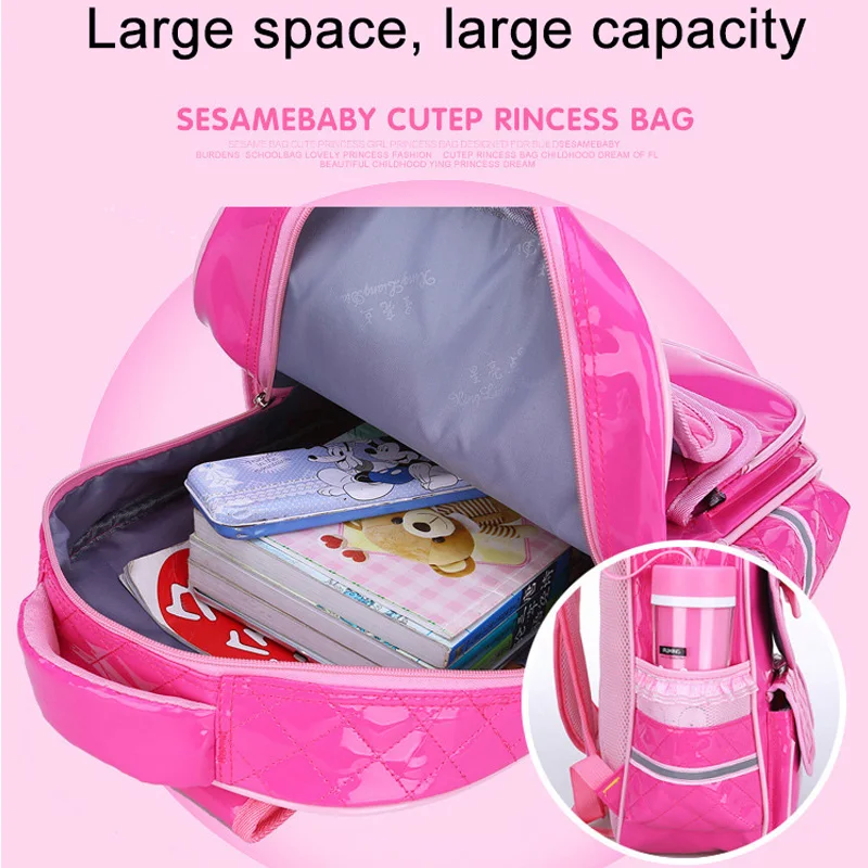 2019 милый школьный рюкзак водонепроницаемый детский из ПУ школьные сумки для