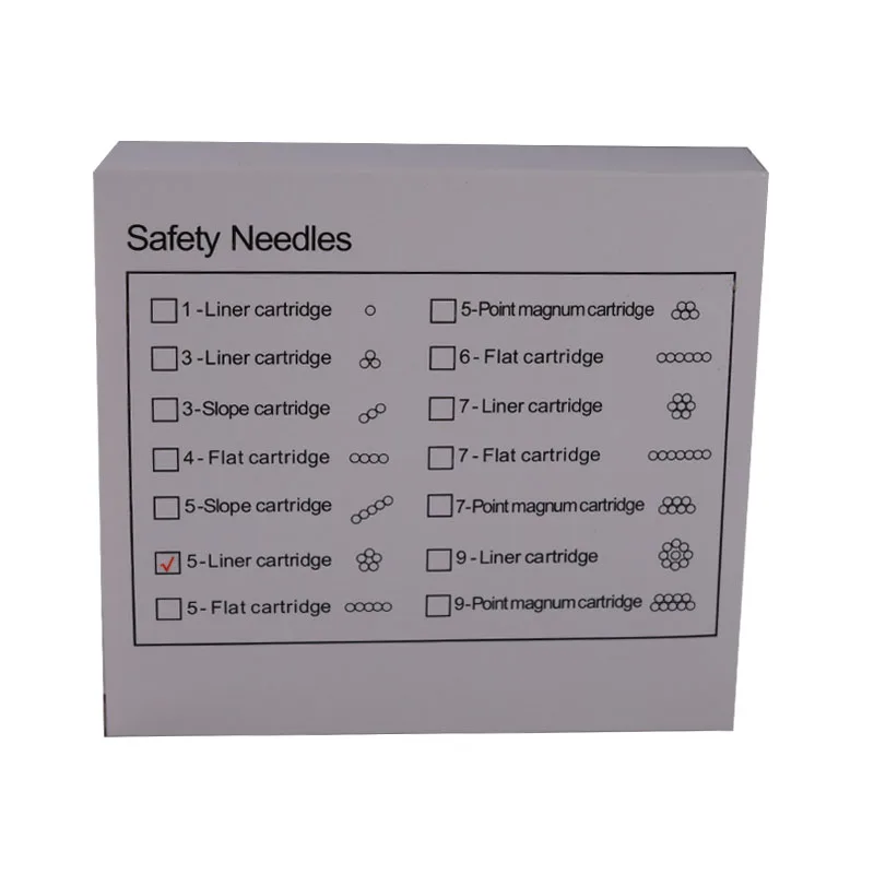 Татуировки 10 шт 5RL Одноразовые стерилизованное татуировки перманентный Макияж Pen