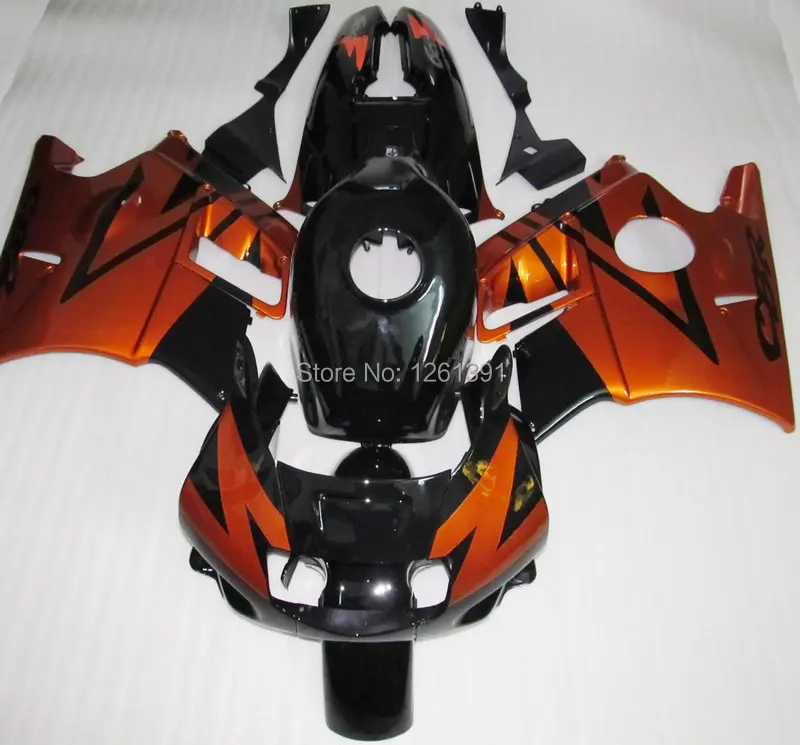 Обтекатели для мотоциклов оранжевые черные HONDA CBR600 F2 91 92 93 94 CBR600F2 1991 1997 1995 CBR 600 91-94