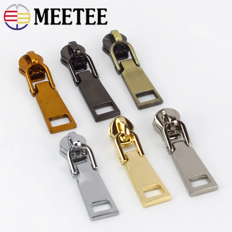 20 шт. Модные 5# металлические ползунки для молнии для курток одежда молния голова тянет молния Ремонтный комплект DIY сумка Швейные аксессуары