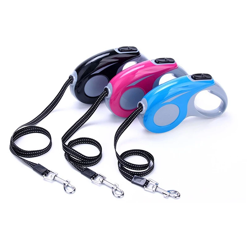 Прочные поводки для собак выдвижной автоматический поводок ABS нейлон 3 м/5 м