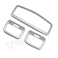 abs chrome front ceiling roof reading light lamp trim cover frame fit for mitsubishi outlander 2015 2016 2017 2018 2019