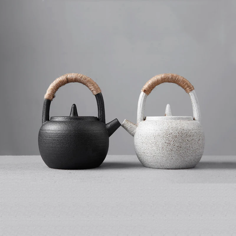 Zen японская грубая керамика портативный кунг-фу чайный сервиз чайники чайные