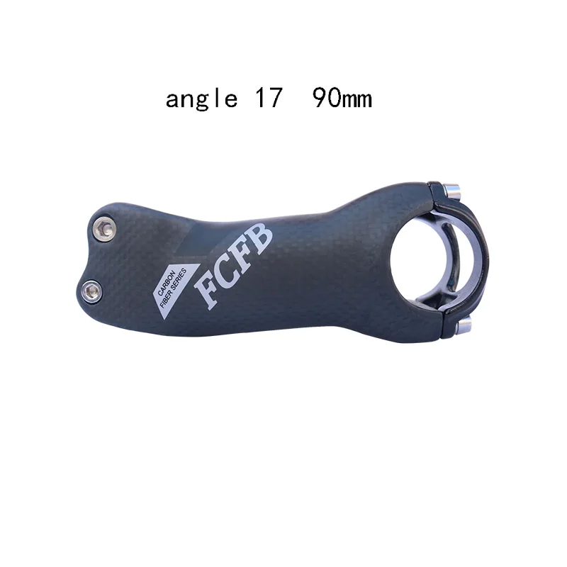 angle 17 matt FCFB Углеволокно велосипедные принадлежности велосипед Углеродные велосипедные кронштейны дорога/MTB 3 k матовая 6/17 градусов - Цвет: angle 17 matt