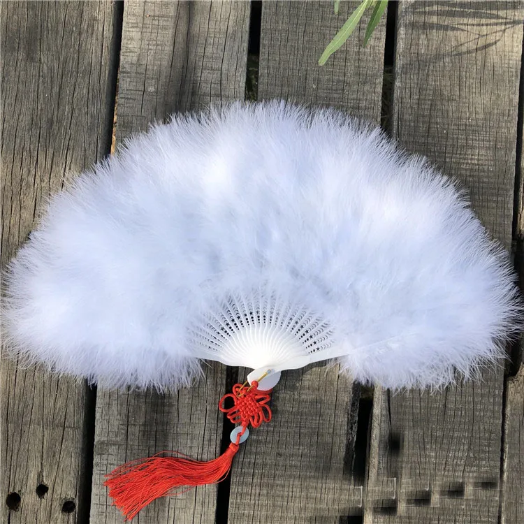 

Free Shipping 2pcs lot birthday party dance fans wedding bridesmaid gift feather hand fans