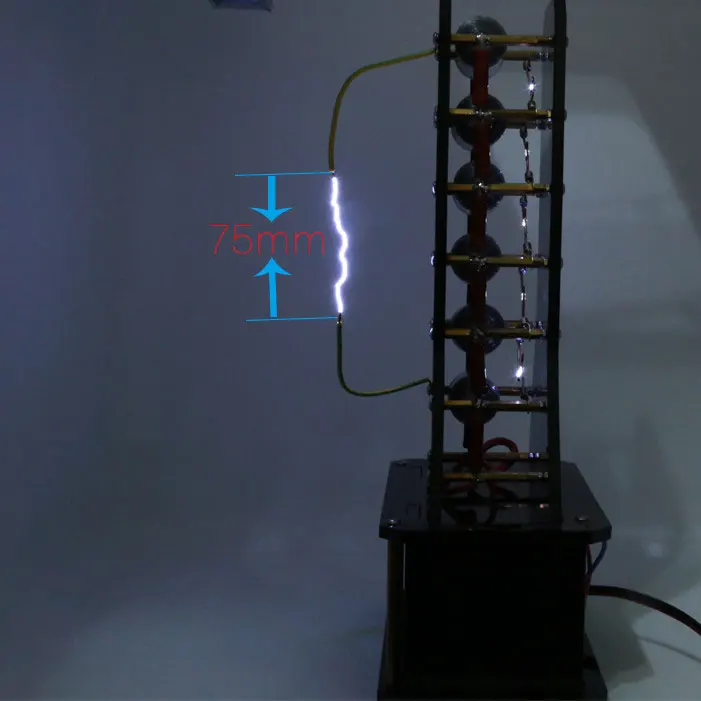 DIY молния аналоговый импульс высокого напряжения Маркс генератор Модель