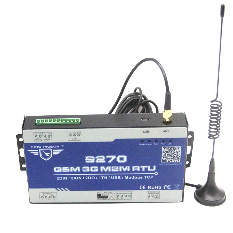 S270 GSM M2M RTU дистанционный мониторинг системы сигнализации для крана угля