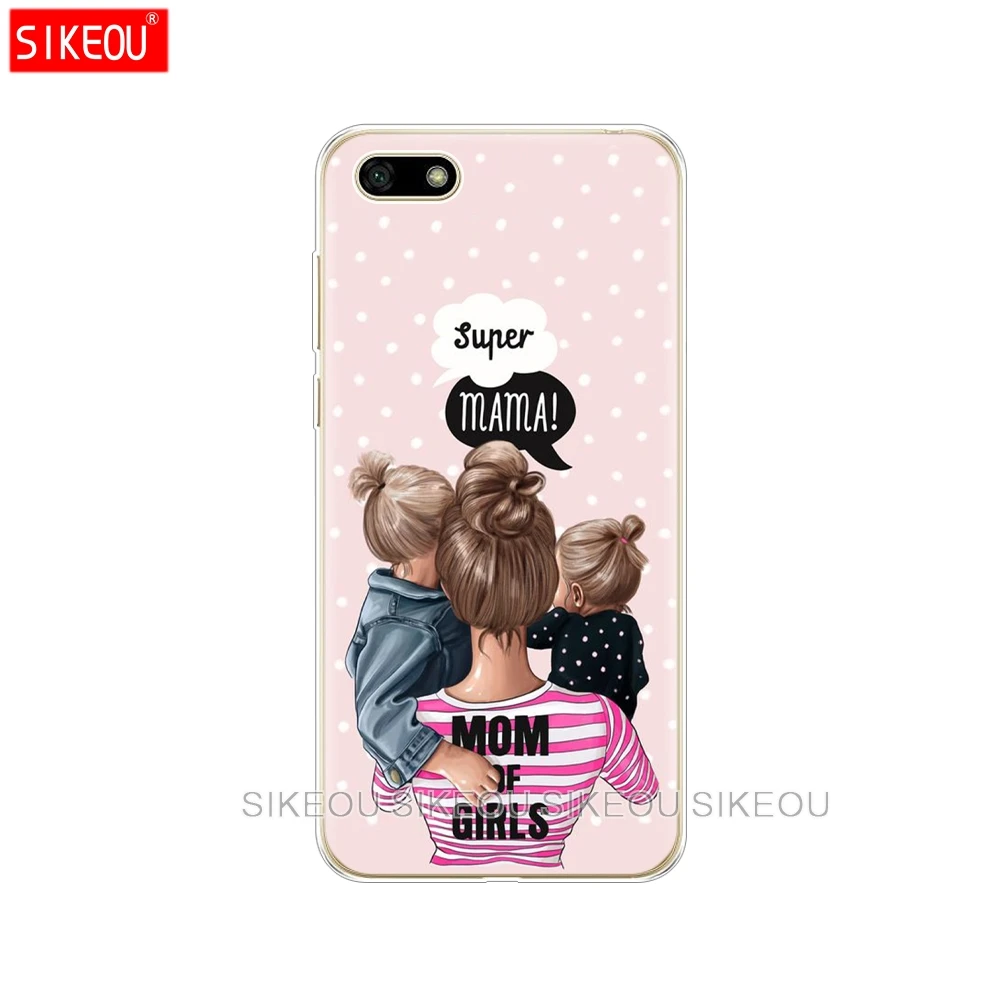 11005 Силиконовый чехол для телефона huawei Honor 7A PRO 7C Y5 Y6 Y7 Y9 Prime Baby Mom Girl dad super - Цвет: 11005