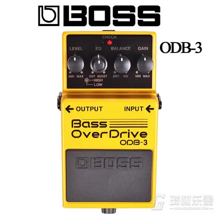Boss аудио ODB 3 бас Overdrive педаль с 2 полосным эквалайзером бесплатный бонус