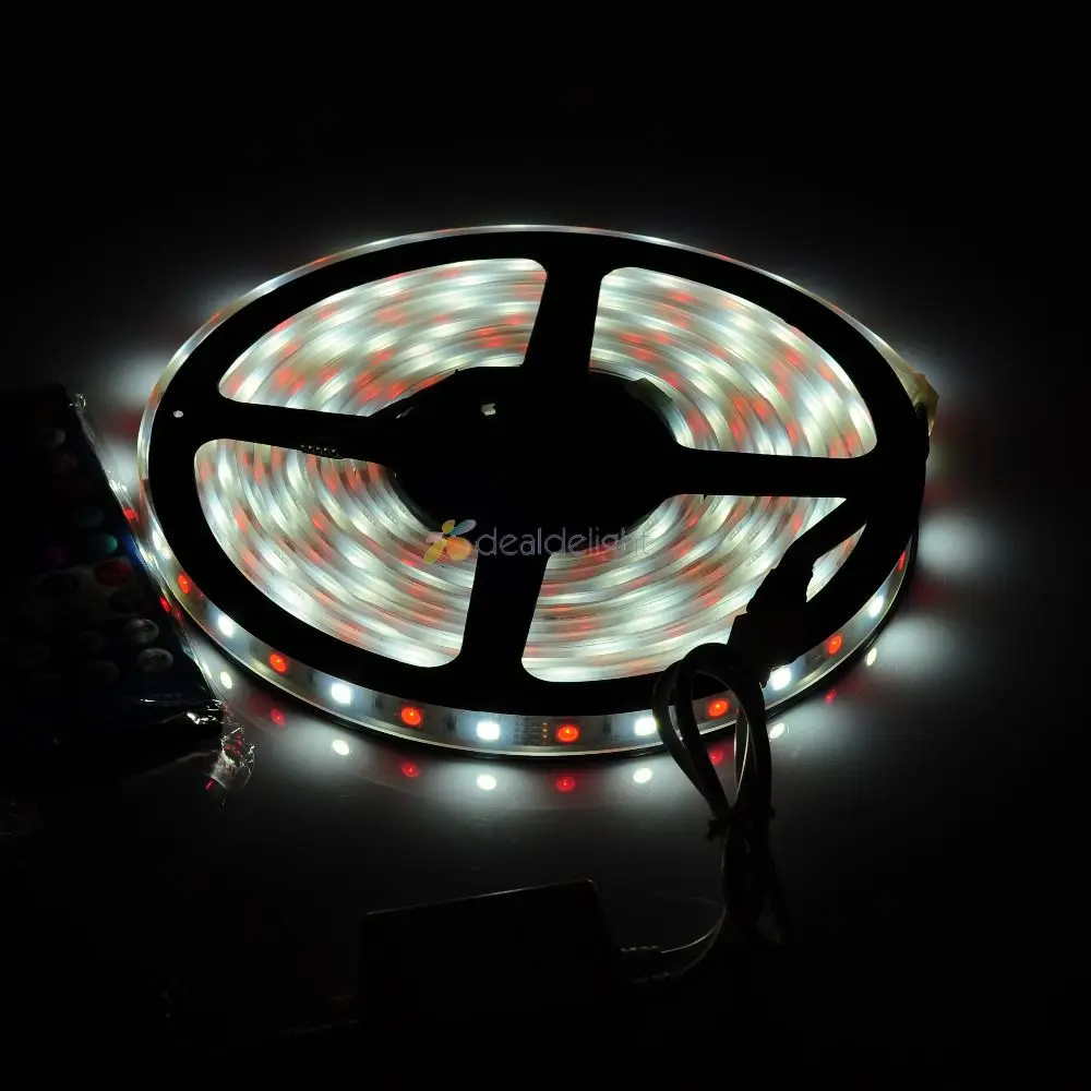 Светодиодная лента 5 М 5050 RGBW RGB + Холодный/теплый белый IP67 силиконовая трубка