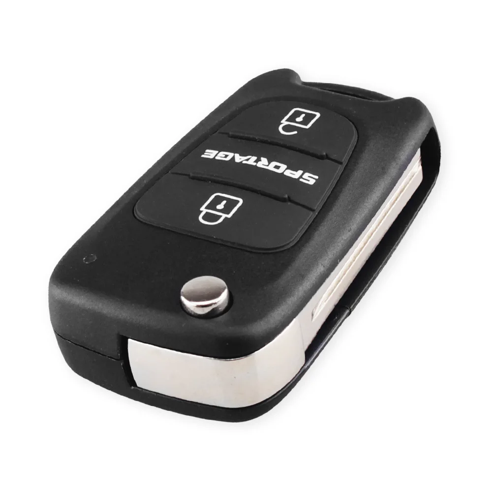 KEYYOU 3 кнопки для стайлинга автомобиля откидной складной чехол пульта