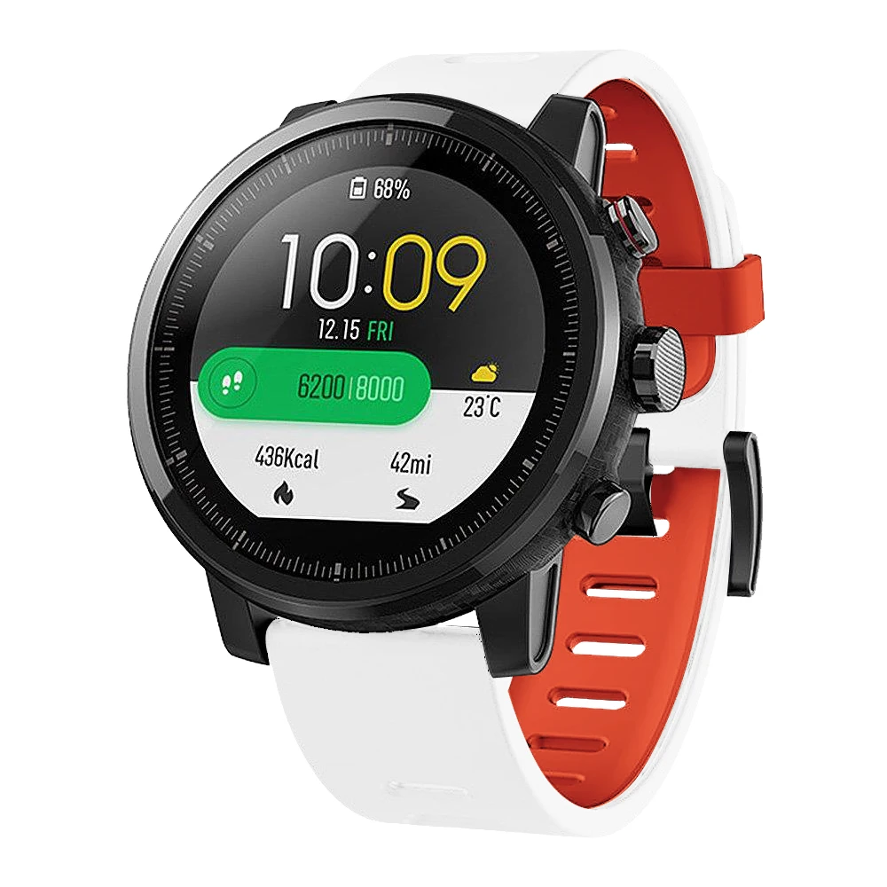 Пленка для экрана 3 в 1 Huami Amazfit stratos 2 ремешок браслет силиконовый часов + чехол 2/2 s |