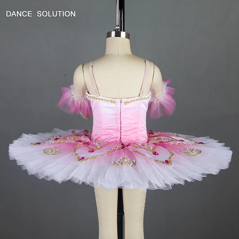 Customize Professional Ballet Tutu with Pink Spandex Camisole Adult &amp Girl Stage Show Costumes Dance Competition Clothes B17016 |