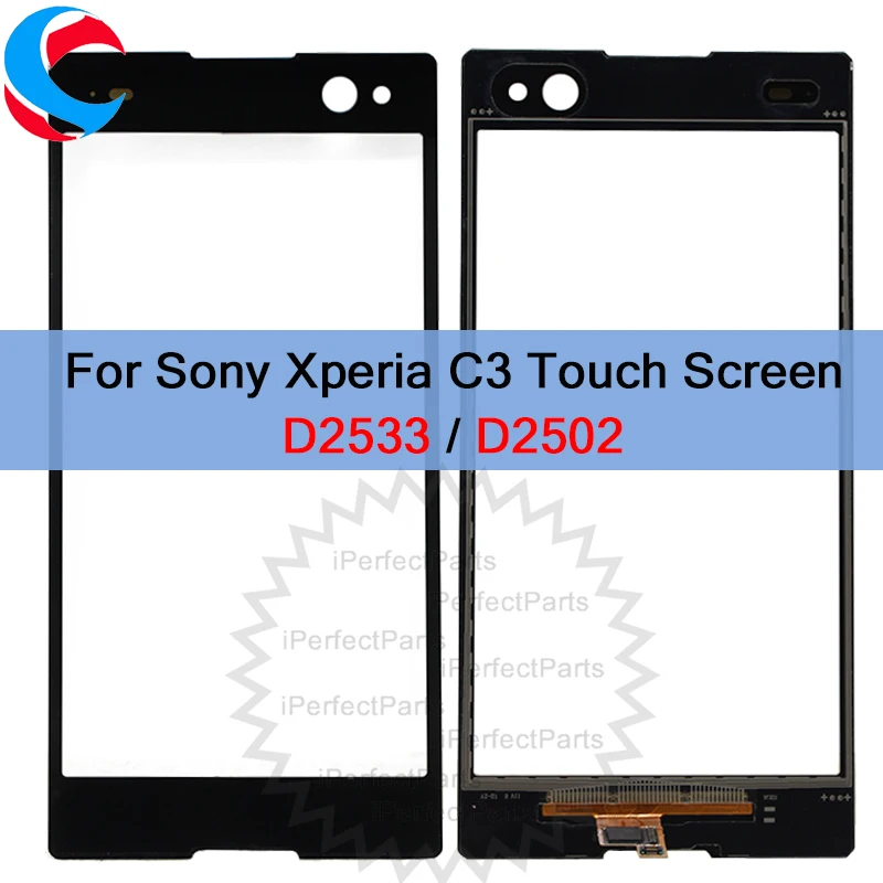 Сенсорный экран с дигитайзером 5 дюйма для Sony Xperia C3 D2533 D2502 сенсорный переднее