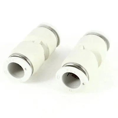 

Air Pneumatic 12mm to 12mm Straight Push in Connectors Quick Fittings 2PCS