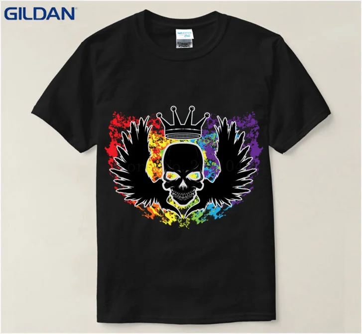 Натуральный Повседневное Радуга Цвет Лев/Волк/лошадь животных личности белый