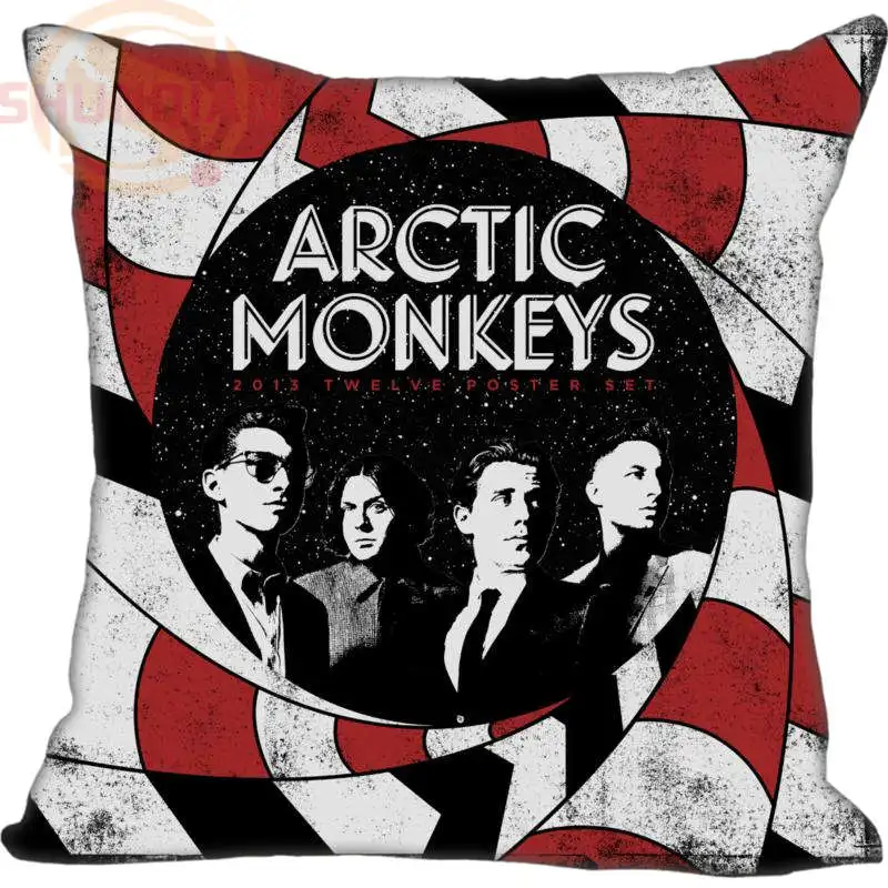 Горячая Распродажа Заказная декоративная наволочка Arctic Monkeys площади молнии Best