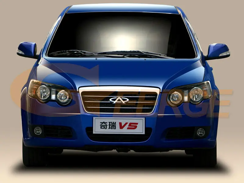 Для Chery B14 Eastar CrossEastar Rely V5 2006-2011 отличное Ультра яркое освещение CCFL ангельские глазки комплект halo кольца