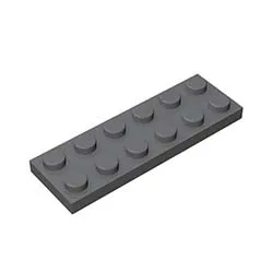 BuildMOC совместимые сборы частицы 3795 2x6 для строительных блоков детали сделай сам