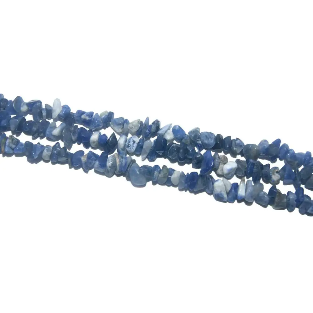 Blue Sodalite 3-5 мм Натуральный Камень Неправильной Формы чипа свободной формы бисера тигровый глаз аметисты Агаты лазурит для самостоятельного изготовления ювелирных изделий ожерелье - Цвет: Blue Sodalite