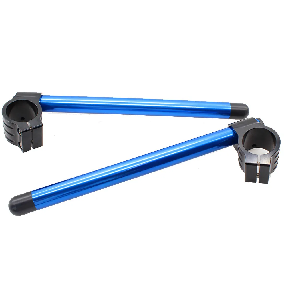 Bule CNC мотоцикл Handbar Клип Ons Clipon вилка Руль Ручка Бар для кафе гоночных велосипедов
