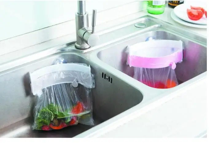 1 шт. сильная присоска для дома кухонная раковина держатель мусорного мешка