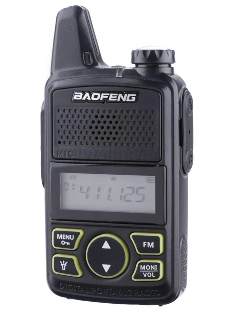 BAOFENG T1 мини двухстороннее радио BF-T1 портативная рация UHF 400-470mhz 20CH портативный Ham FM CB радио портативный приемопередатчик
