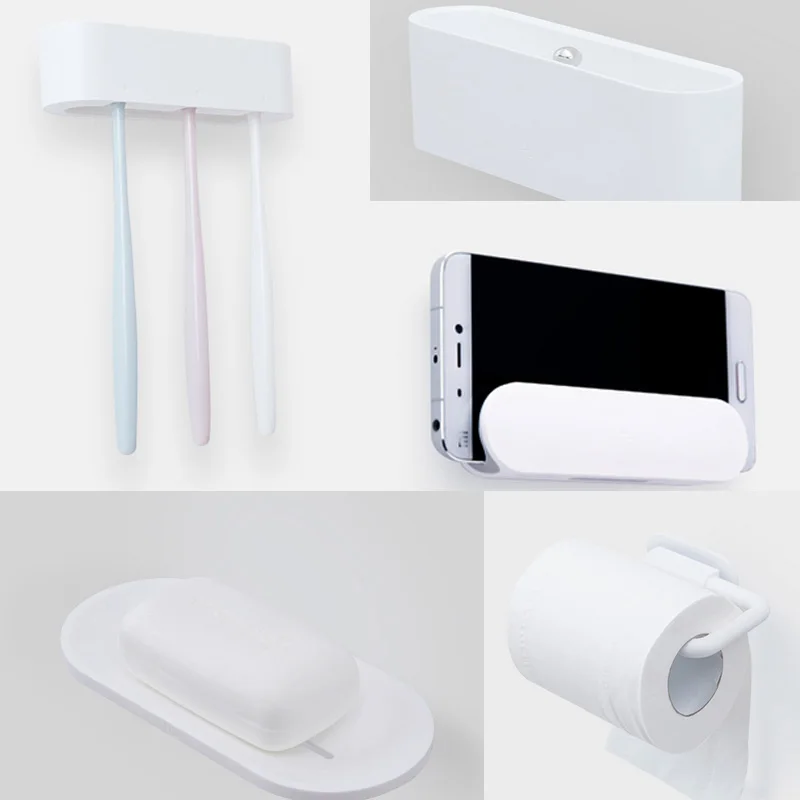 Новинка Xiaomi Mijia HL 5 в 1 мыльная щетка крюк Коробка для хранения и держатель