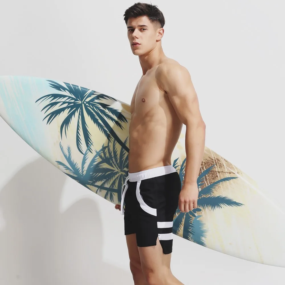 Брендовая одежда для плавания мужские пляжные дышащие плавки штаны шорты