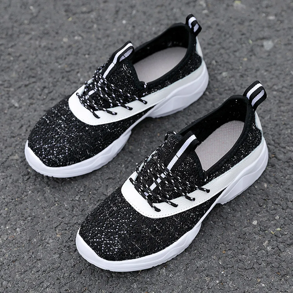 Новинка женские кроссовки тянущаяся мягкая обувь Весенняя дышащая повседневная