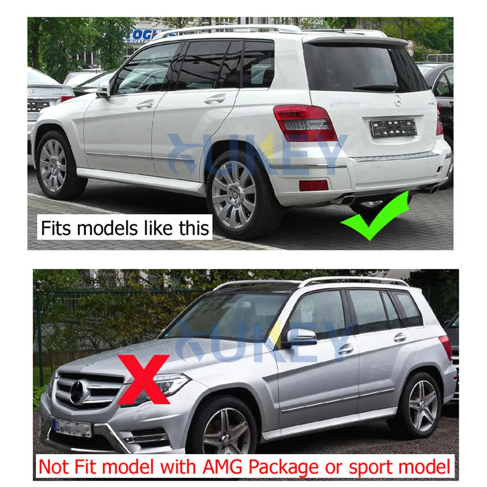 Комплект литых брызговиков для Mercedes Benz GLK Class X204 2008 2015 брызговики Брызговики 2009 2010