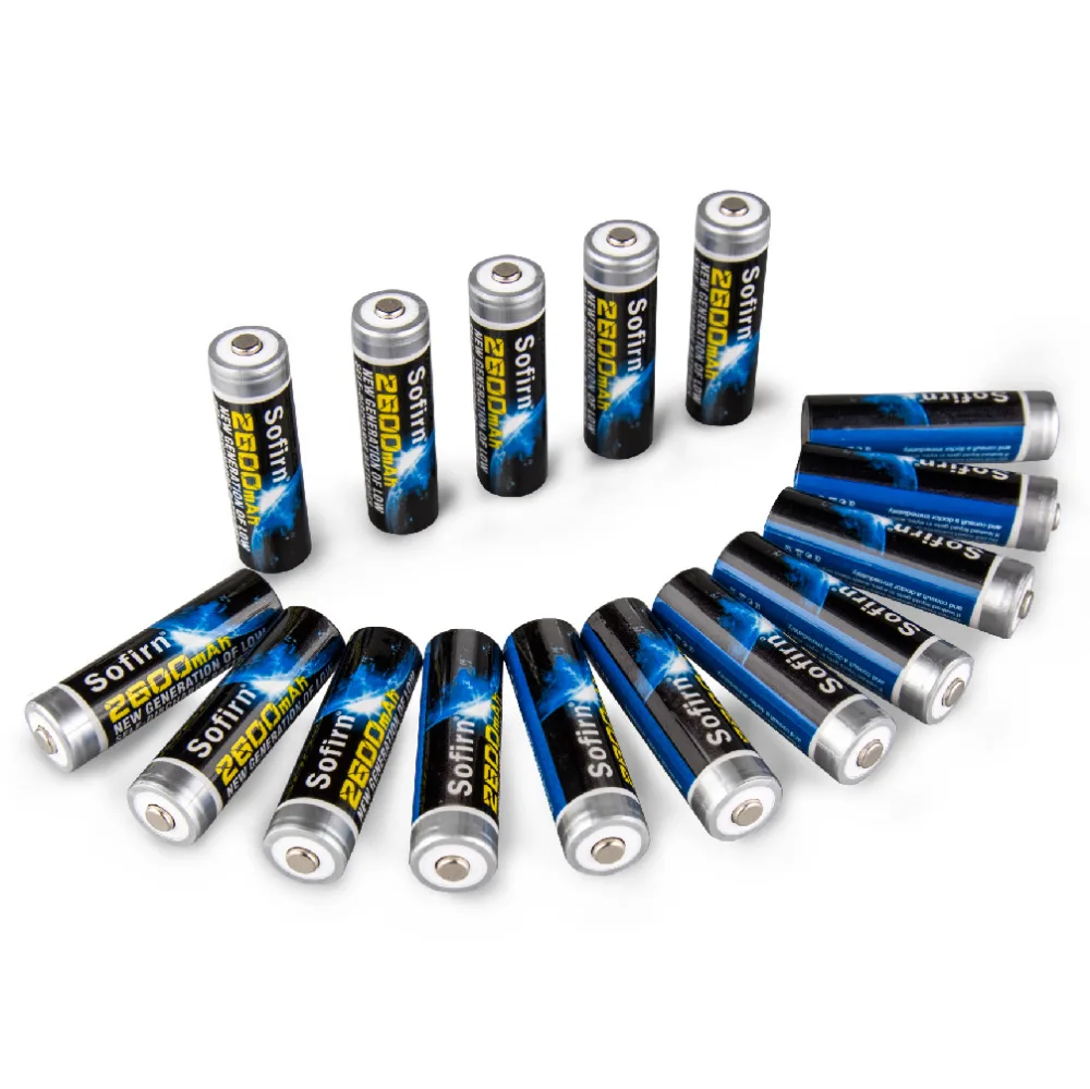 Sofirn AA перезаряжаемая батарея Nimh 2600mAh аккумуляторная батарея AA ячейка Экологически чистая 4 штуки с бесплатной упаковочной коробкой