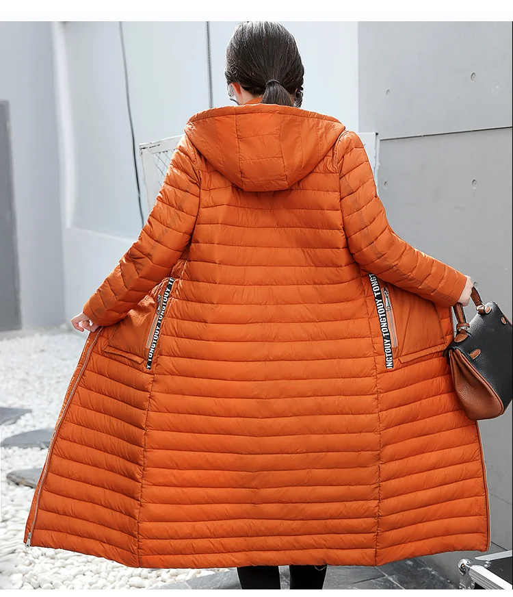 5XL Hooded Thicker Winter Down Cotton Jacket Women Long Coat 2019 new Plus size padded Coats Casual Female Parka | Женская одежда