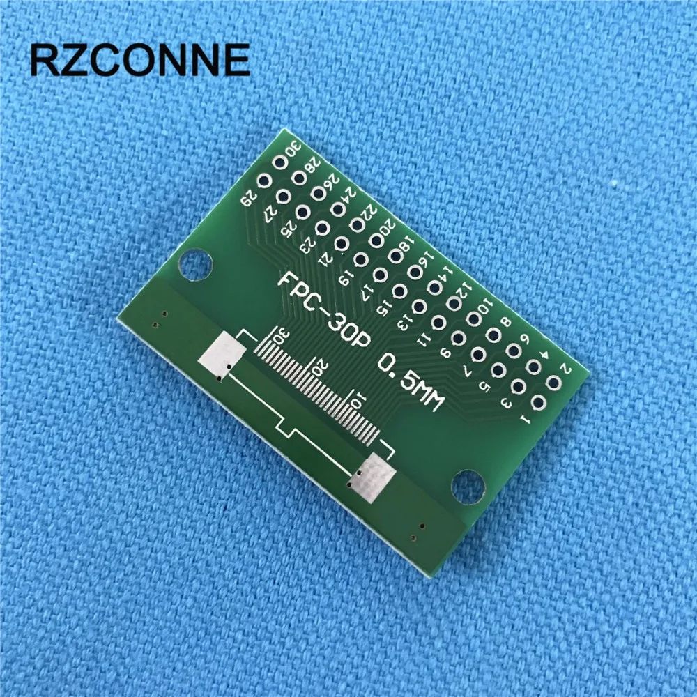 Адаптер FPC FFC Для плоского кабеля 2 54 мм коннектор 0 5/1 шаг 1 откидная крышка для TFT ЖК