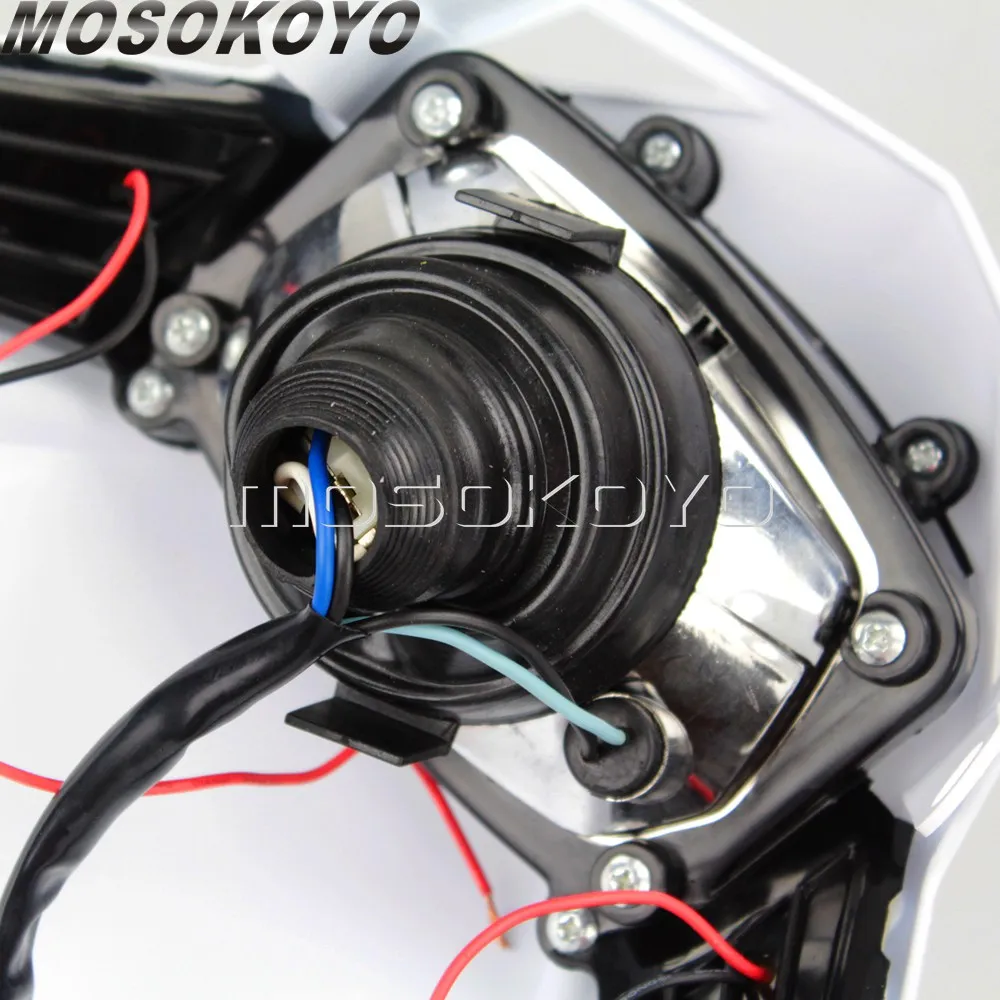Универсальная фара для мотокросса с поворотным сигналом Honda KTM Yamaha XT660 WR250 WR125 XT125