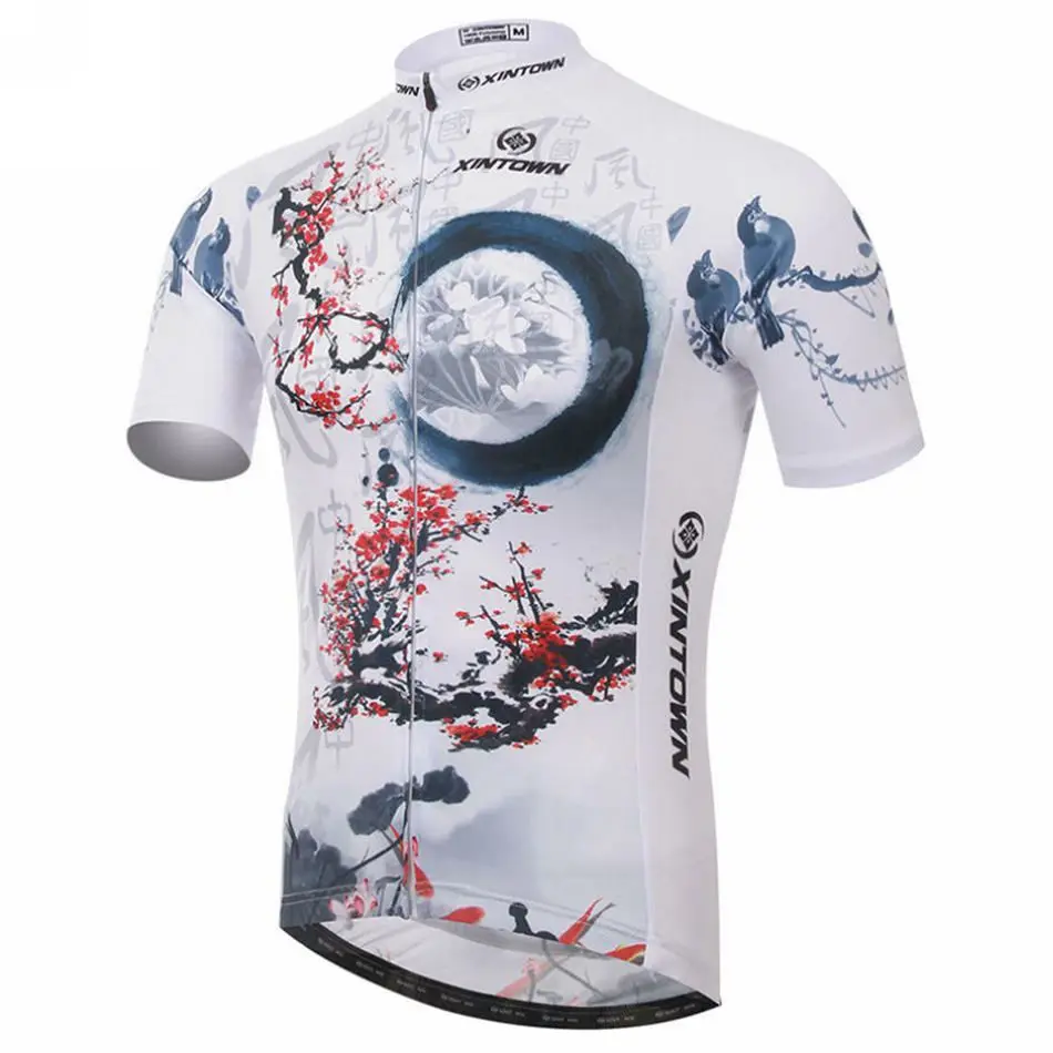 XINTOWN Для мужчин Велоспорт майки Ropa Ciclismo Костюмы велосипед Топы куртка | Спорт и