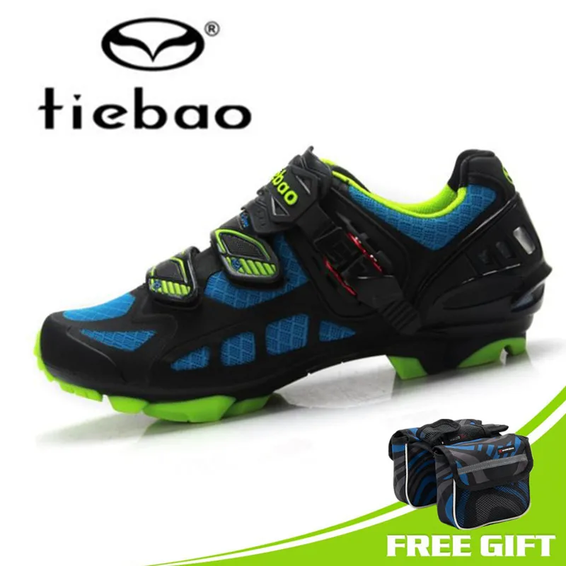B1502 B Tiebao велосипедная обувь для мужчин Sapatilha Ciclismo Mtb chaussure vtt, обувь для велосипеда, самоблокирующаяся спортивная обувь для горного велосипеда - Цвет: B1502 B