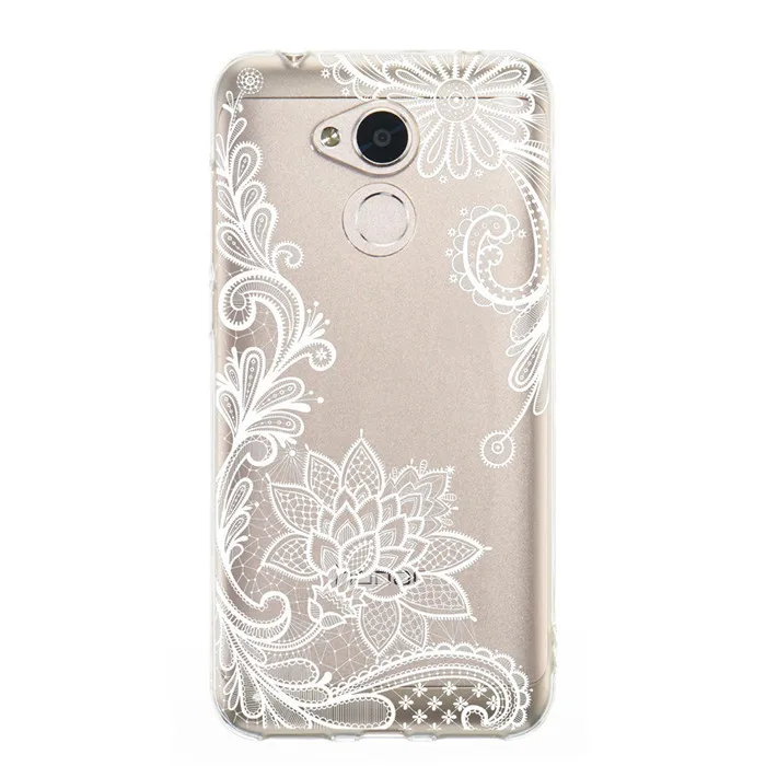 bai-leisi Чехол для huawei Honor 6A, чехол для honor 6A, 5,0 дюймов, 3D Рельефный цветок, кожа, прозрачный ТПУ чехол для Huawei Honor 6A 6 A, чехол для Honor 6A - Цвет: bai-leisi