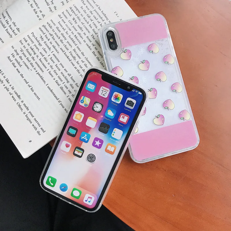 Корейский Быстросохнущий чехол для телефона iPhone Xr X XS MAX модный розовый
