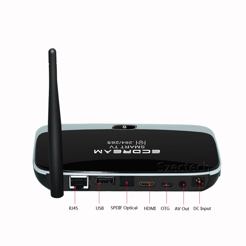 Gplus Cs918 Android 4.4 TV Box 1 ГБ 8 загрузки XBMC kodi приложение Amlogic S805 Quad core H265 Full HD Media Player Smart tv box
